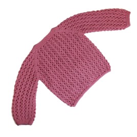 Set rochiță și cardigan lână merino fete | EVANTAI.ro