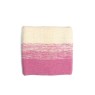 Set căciuliță, fular și mănuși din lână merino – Roz degrade și crem, handmade