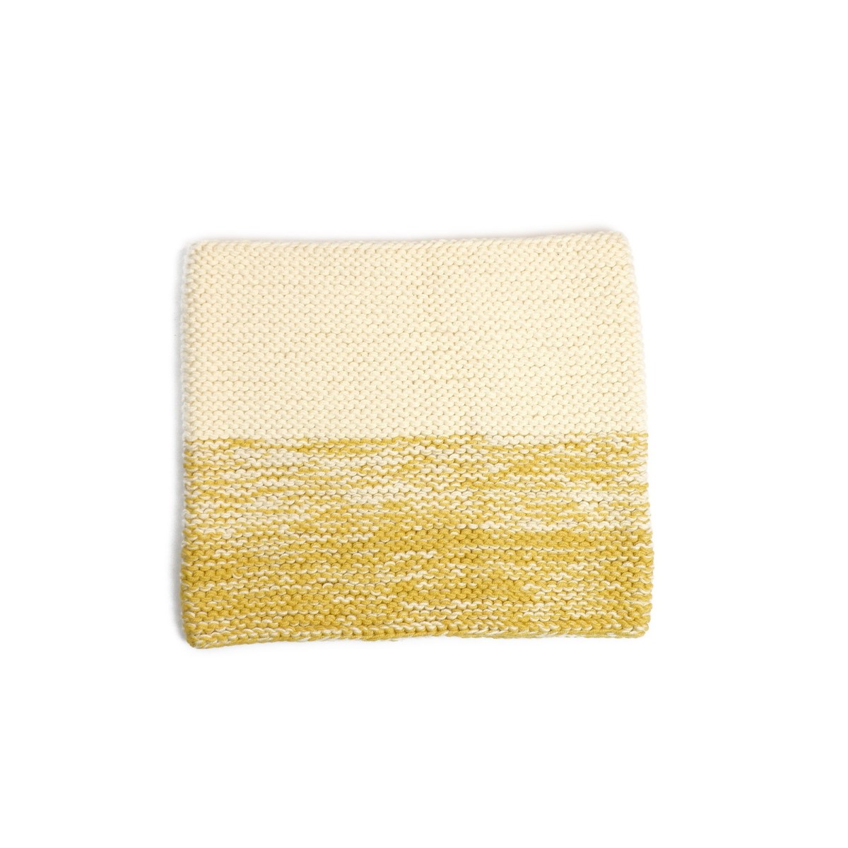 Set căciuliță și fular din lână – Galben miere degrade, handmade