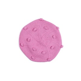 Beretă tricotată cu detalii tridimensionale – Eleganță și stil parizian