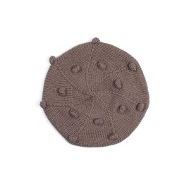 Beretă tricotată cu model bobble – Accesoriu sofisticat pentru iarnă