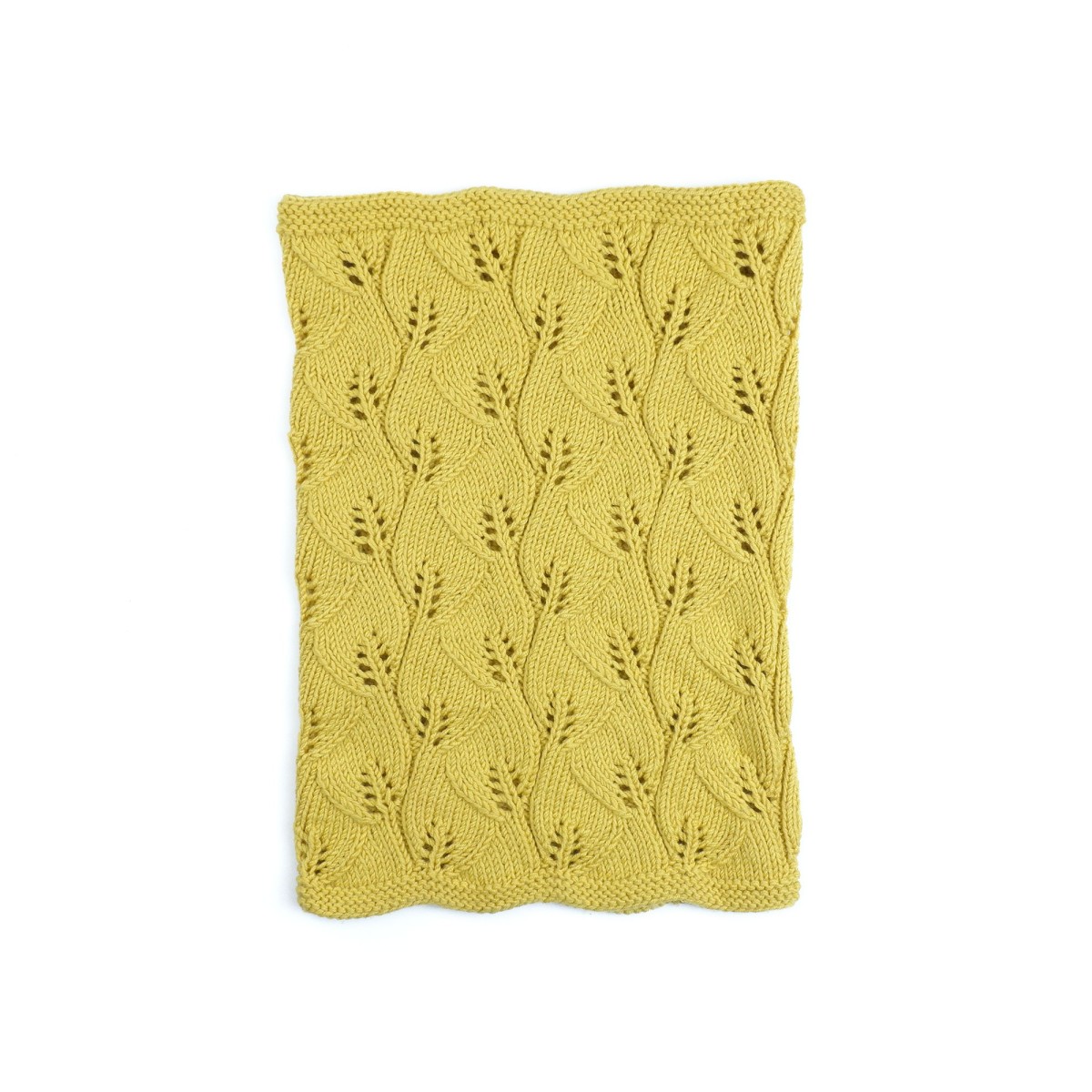 Set căciulă și fular tricotat - Eleganță în galben mustar