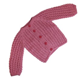 Set rochiță și cardigan lână merino fete | EVANTAI.ro