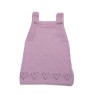Sarafan din lână merino mov liliac - Tricotat manual | EVANTAI.ro