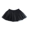 Set fustiță din tulle negru și bluză croșetată manual – Galben și negru
